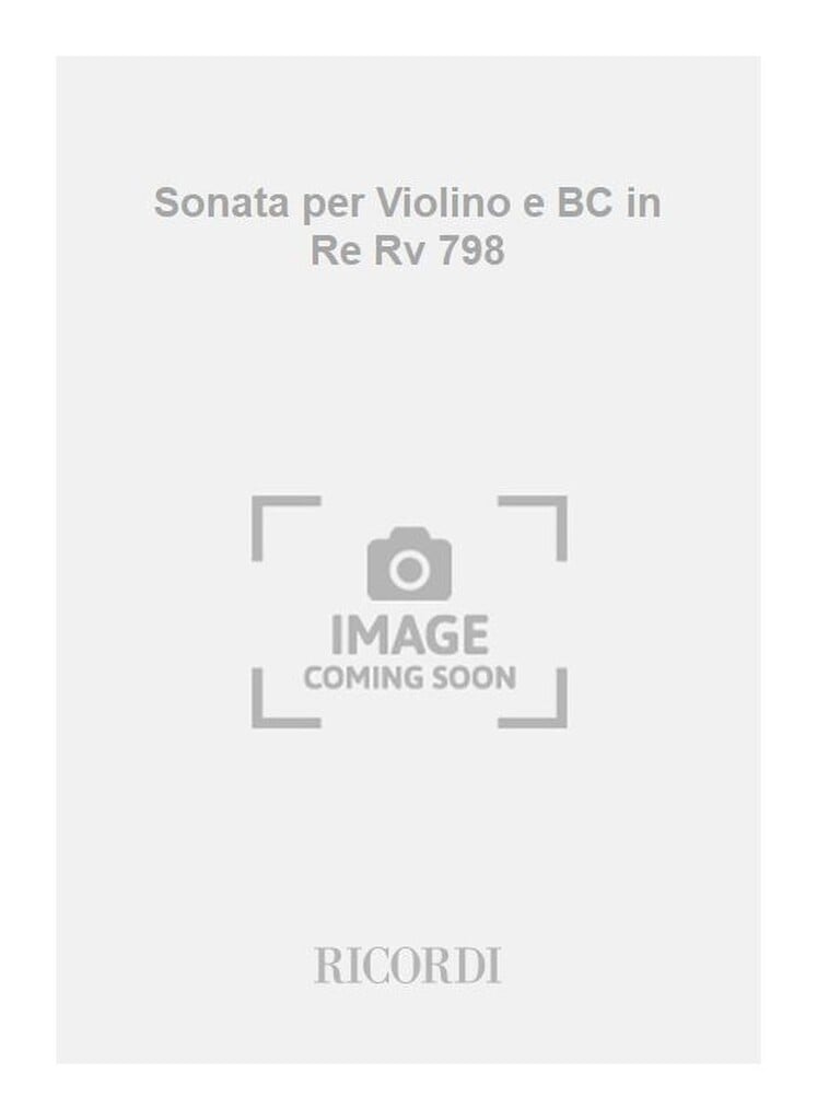 Sonate Per Vl. E B.C.: In Re Rv 798